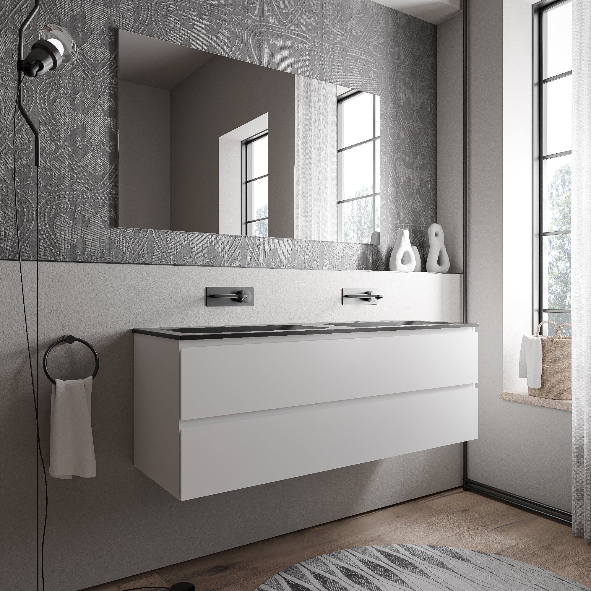 Meuble salle de bain AVA 140 cm