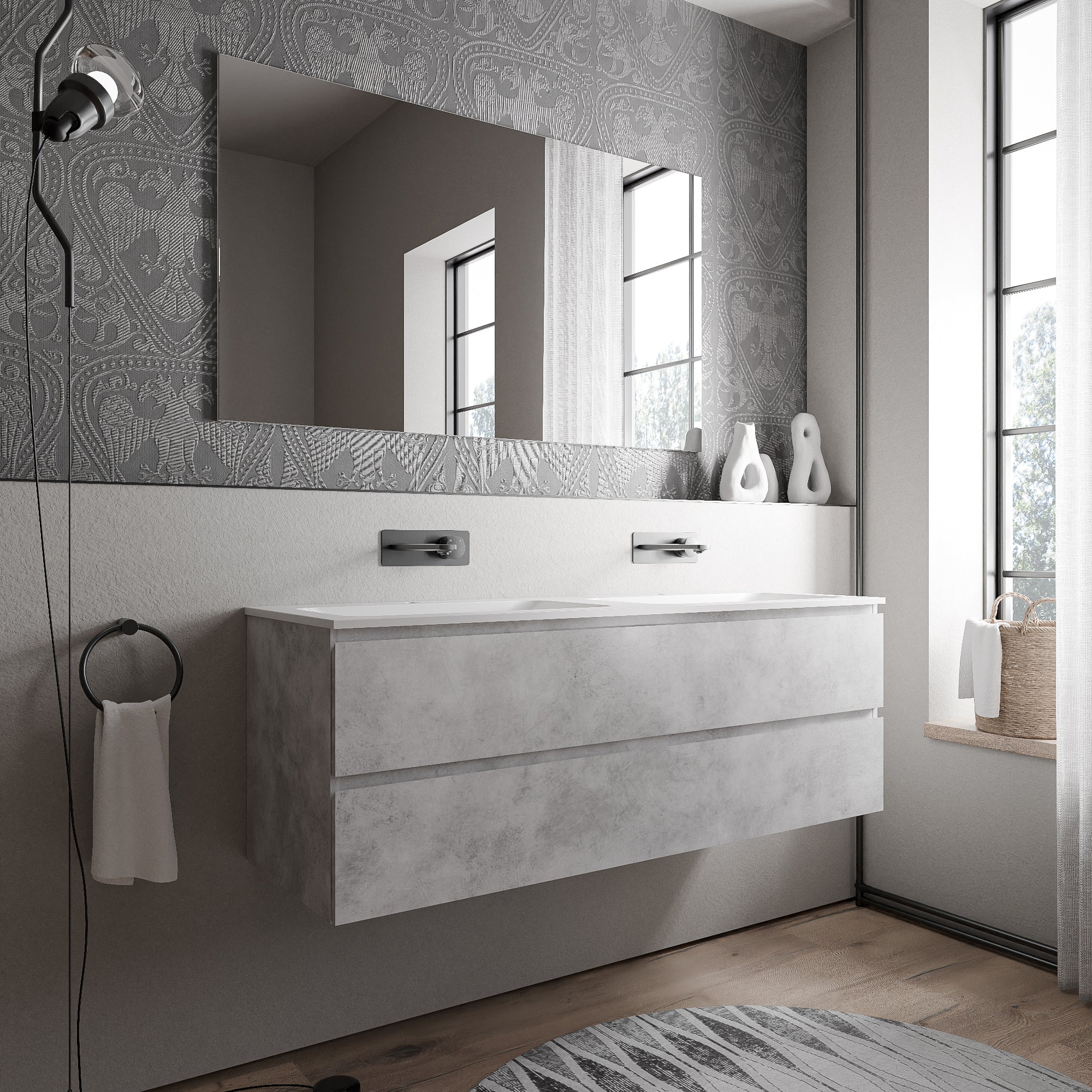 Meuble salle de bain AVA 140 cm