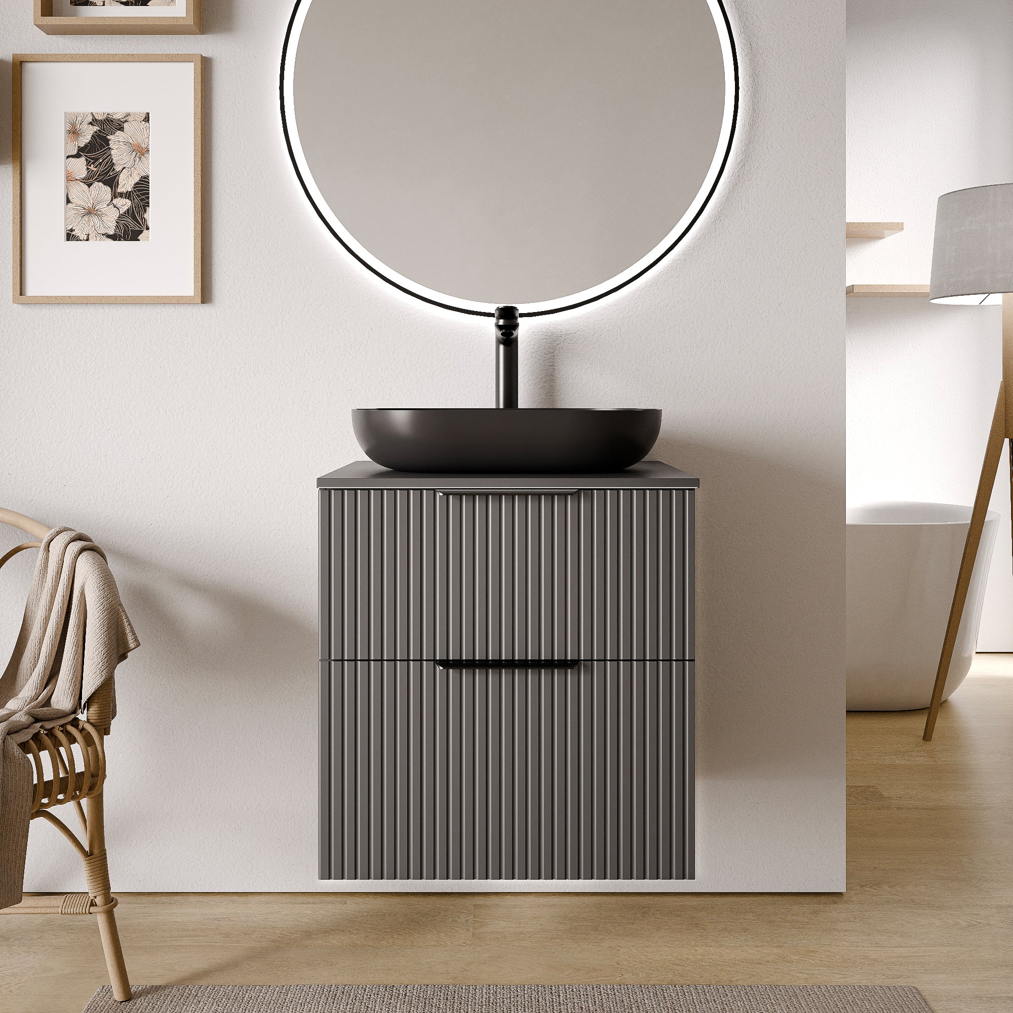 Meuble salle de bain TIM 60 cm