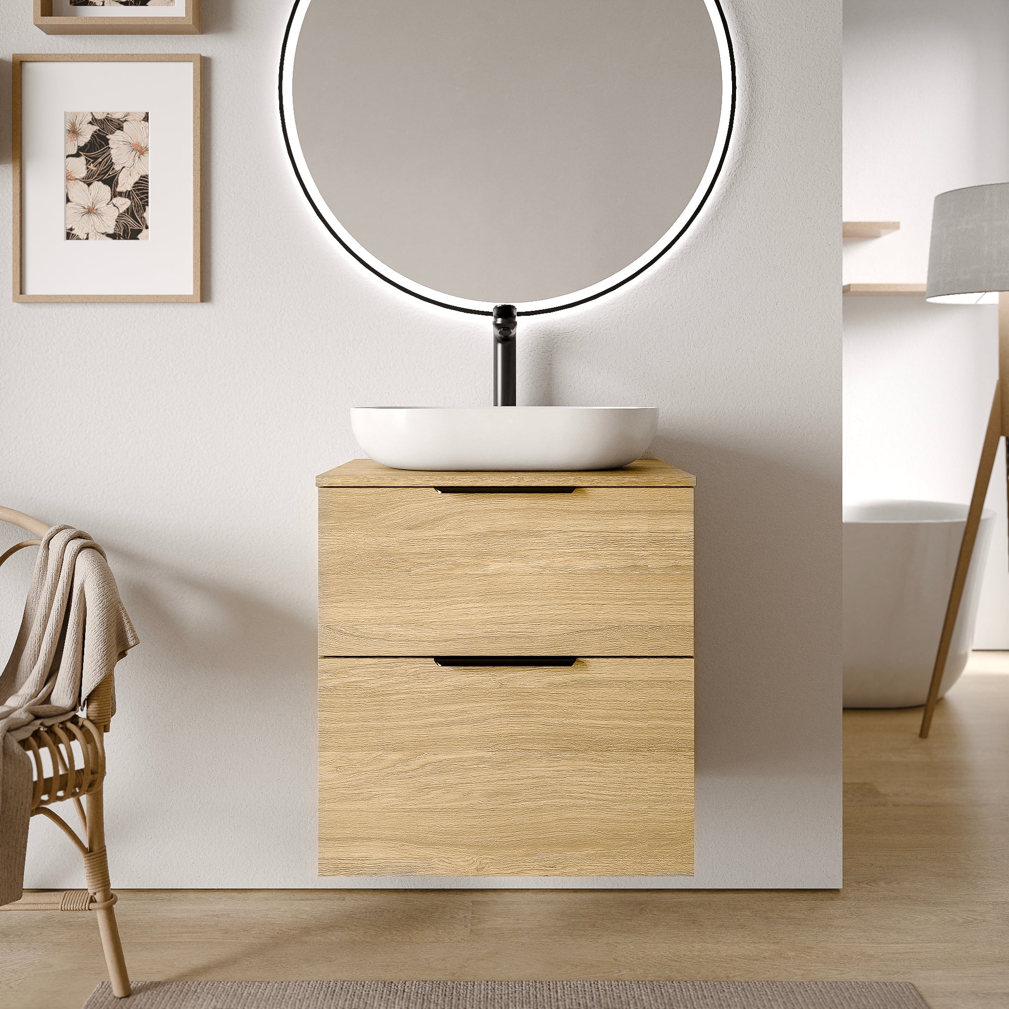 Meuble salle de bain TIM 60 cm