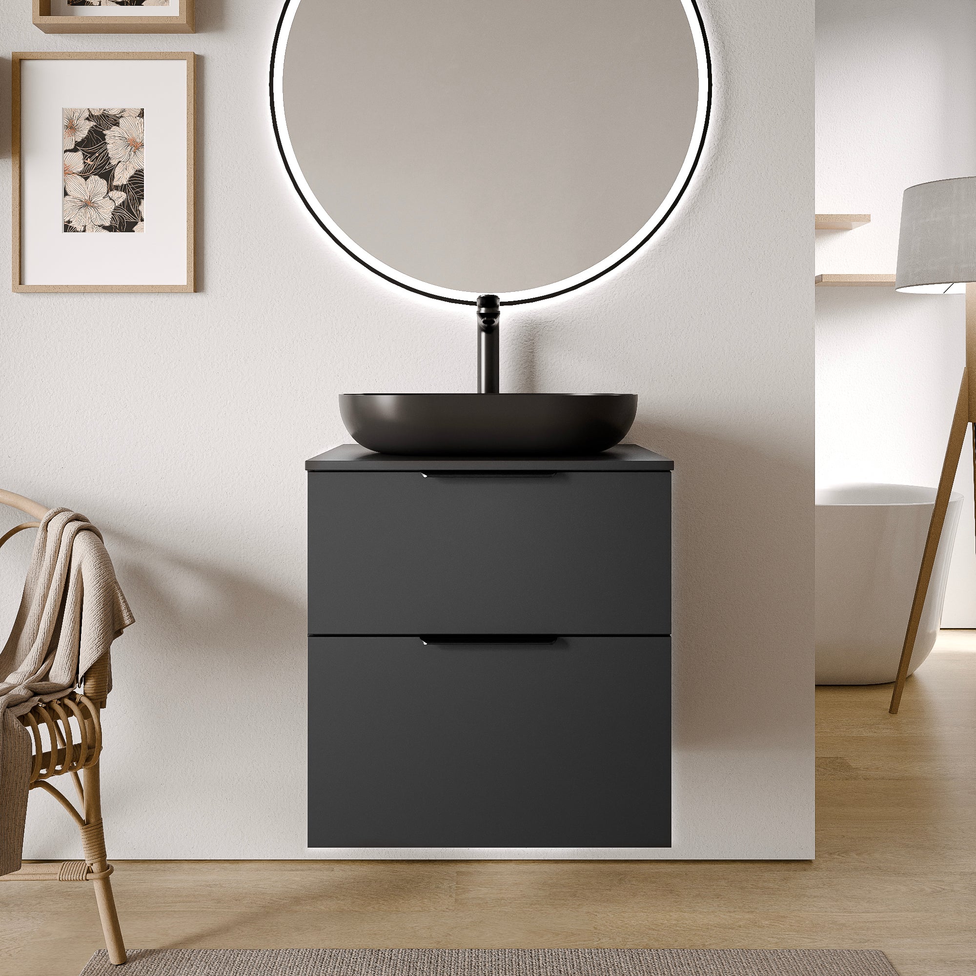 Meuble salle de bain TIM 60 cm