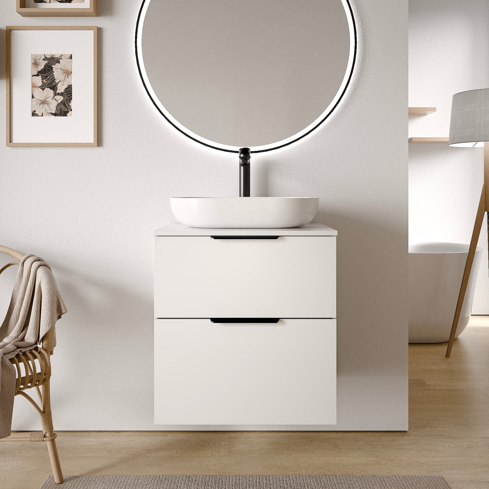 Meuble salle de bain TIM 60 cm
