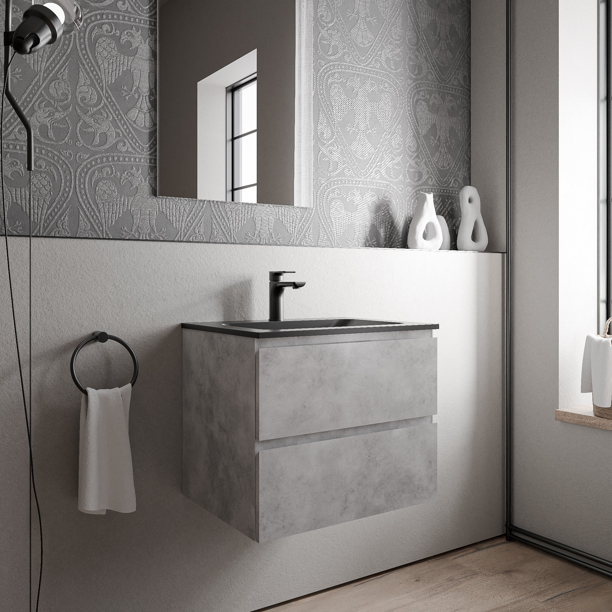 Meuble salle de bain AVA 60 cm