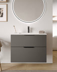 Ensemble de meubles de salle de bain TIM 80 cm avec vasque en céramique