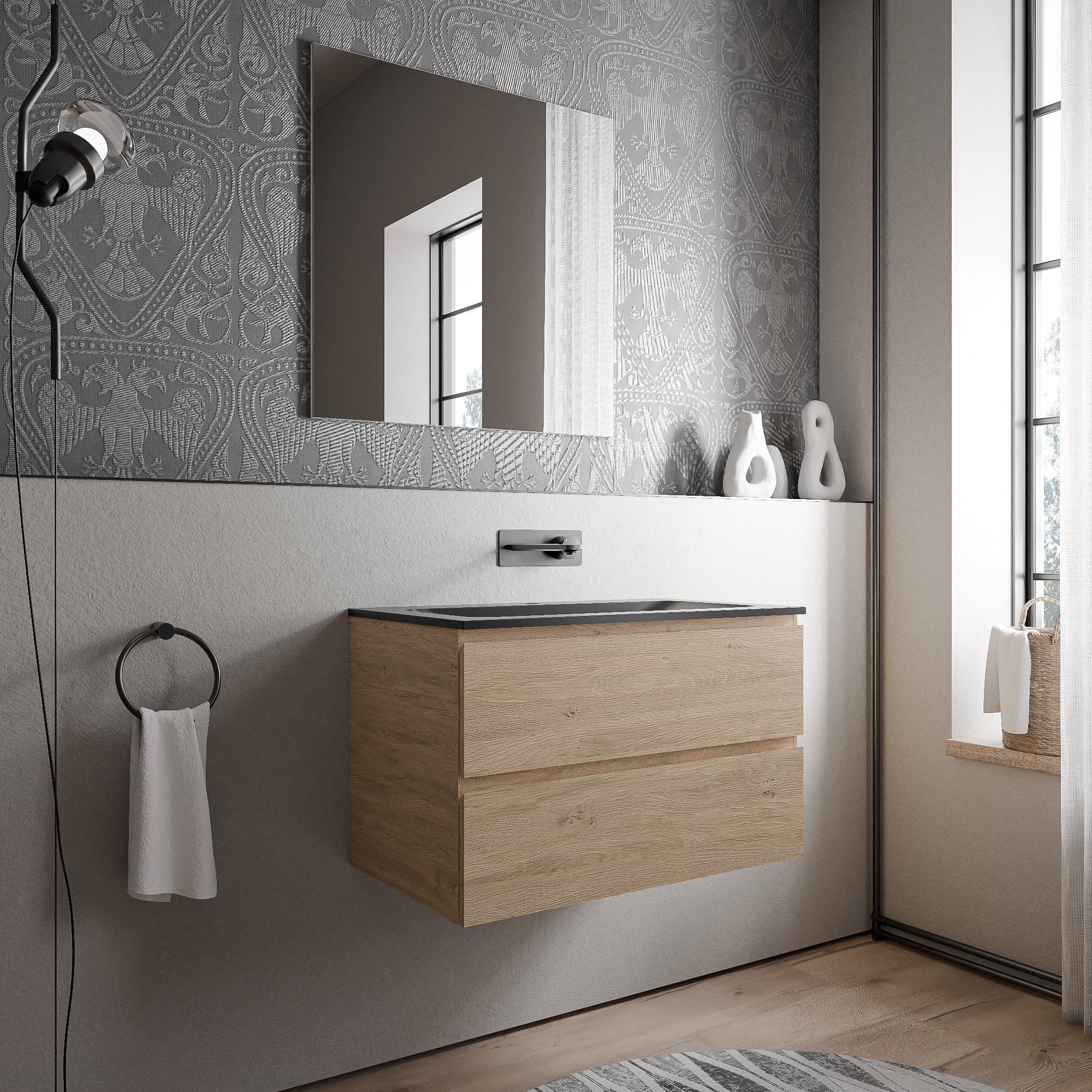 Meuble salle de bain AVA 80 cm