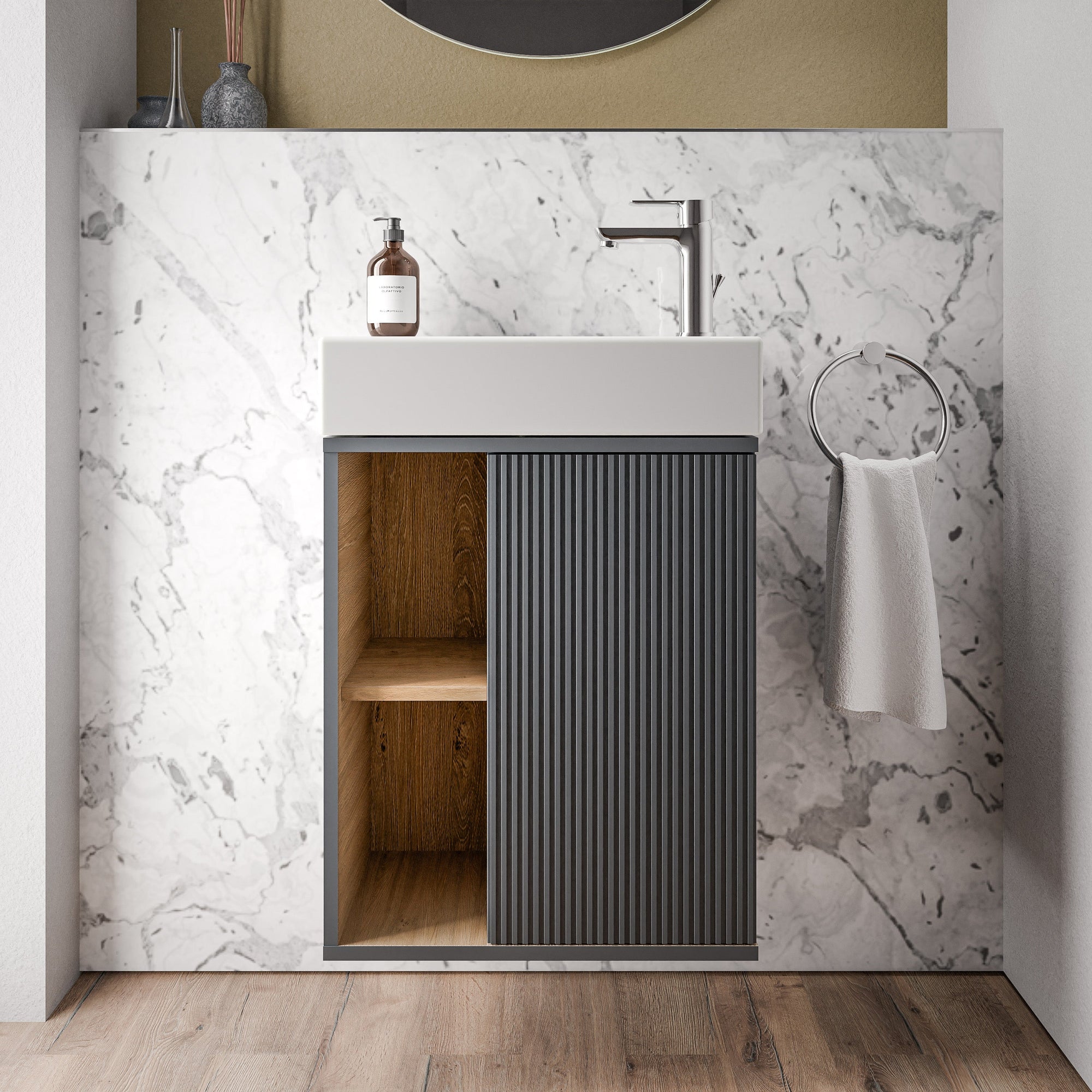 Meuble salle de bain BELDIVO 50 cm