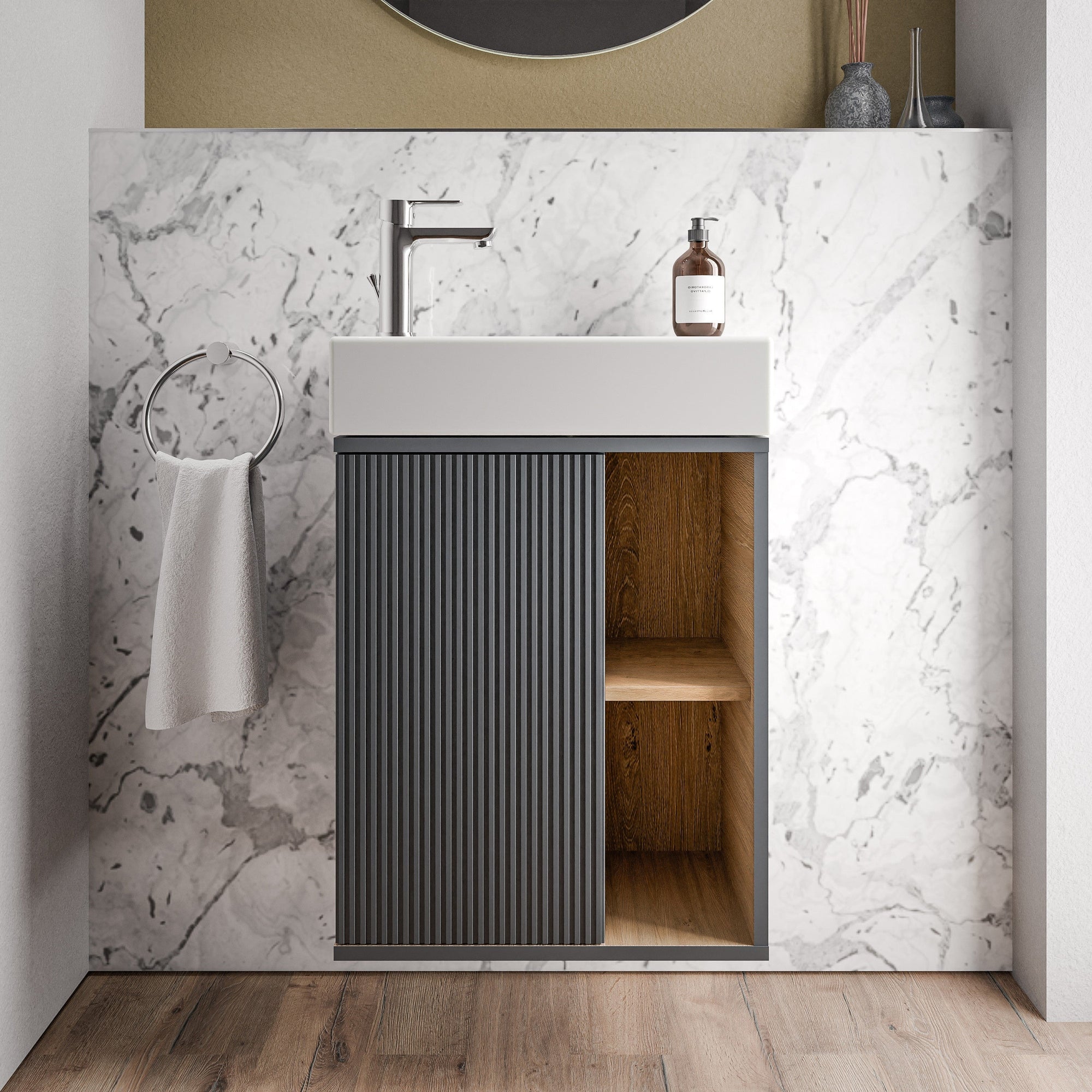 Meuble salle de bain BELDIVO 50 cm