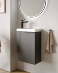 Ensemble de meubles de salle de bain WC invités TIM 40 cm avec lavabo
