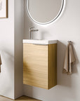 Ensemble de meubles de salle de bain WC invités TIM 40 cm avec lavabo