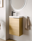 Ensemble de meubles de salle de bain WC invités TIM 40 cm avec lavabo