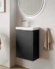 Ensemble de meubles de salle de bain WC invités TIM 40 cm avec lavabo