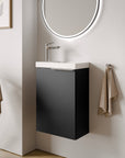 Ensemble de meubles de salle de bain WC invités TIM 40 cm avec lavabo