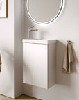 Ensemble de meubles de salle de bain WC invités TIM 40 cm avec lavabo