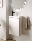 Ensemble de meubles de salle de bain WC invités TIM 40 cm avec lavabo