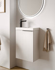 Ensemble de meubles de salle de bain WC invités TIM 40 cm avec lavabo
