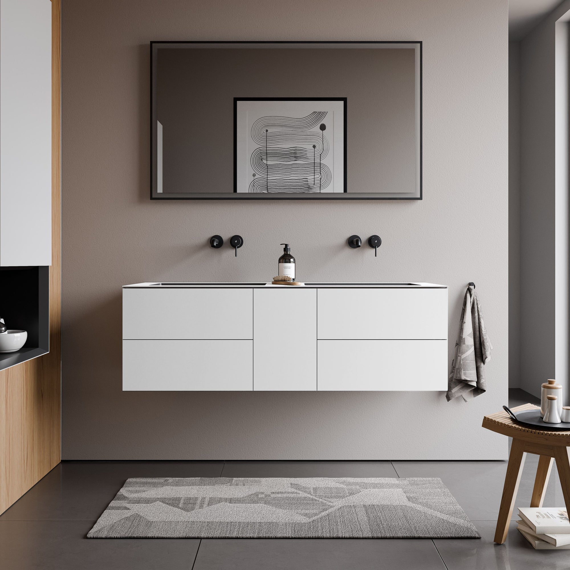 Meuble salle de bain ARCTIC 1400