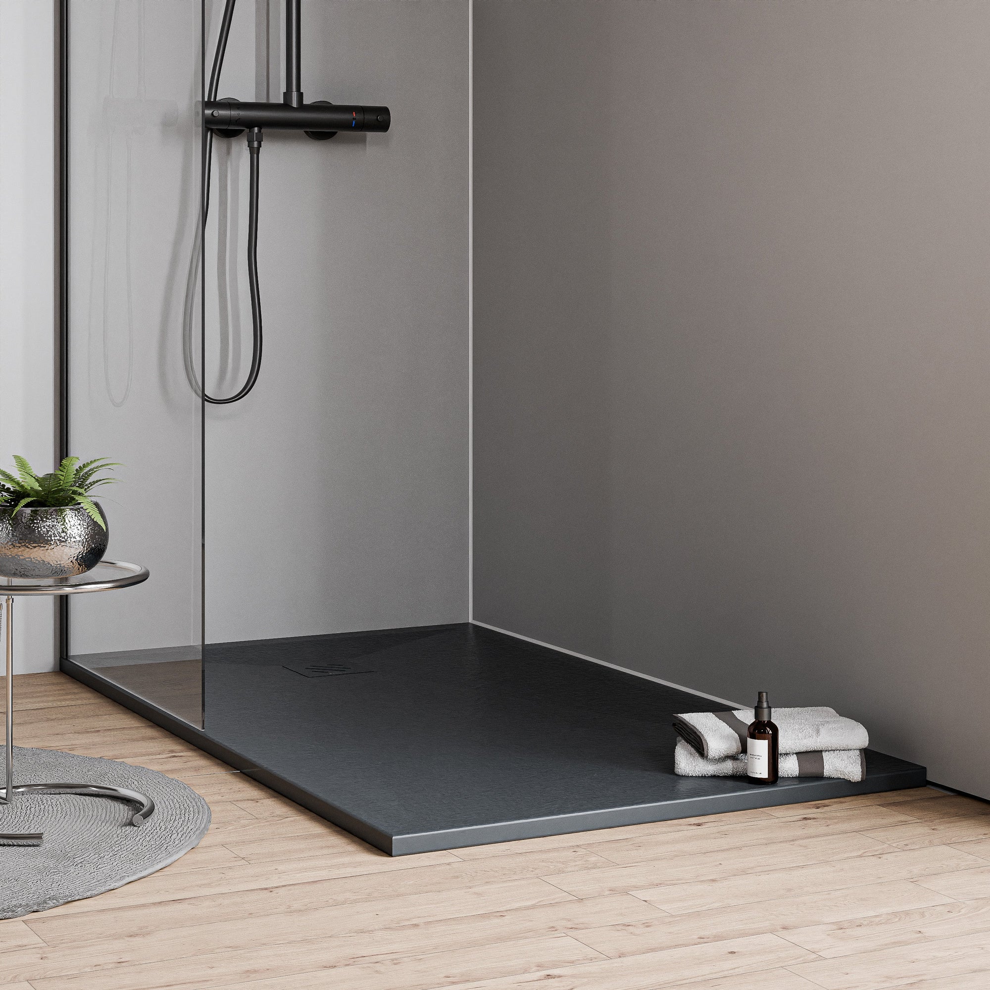 Receveur de douche en fonte minérale VIREO
