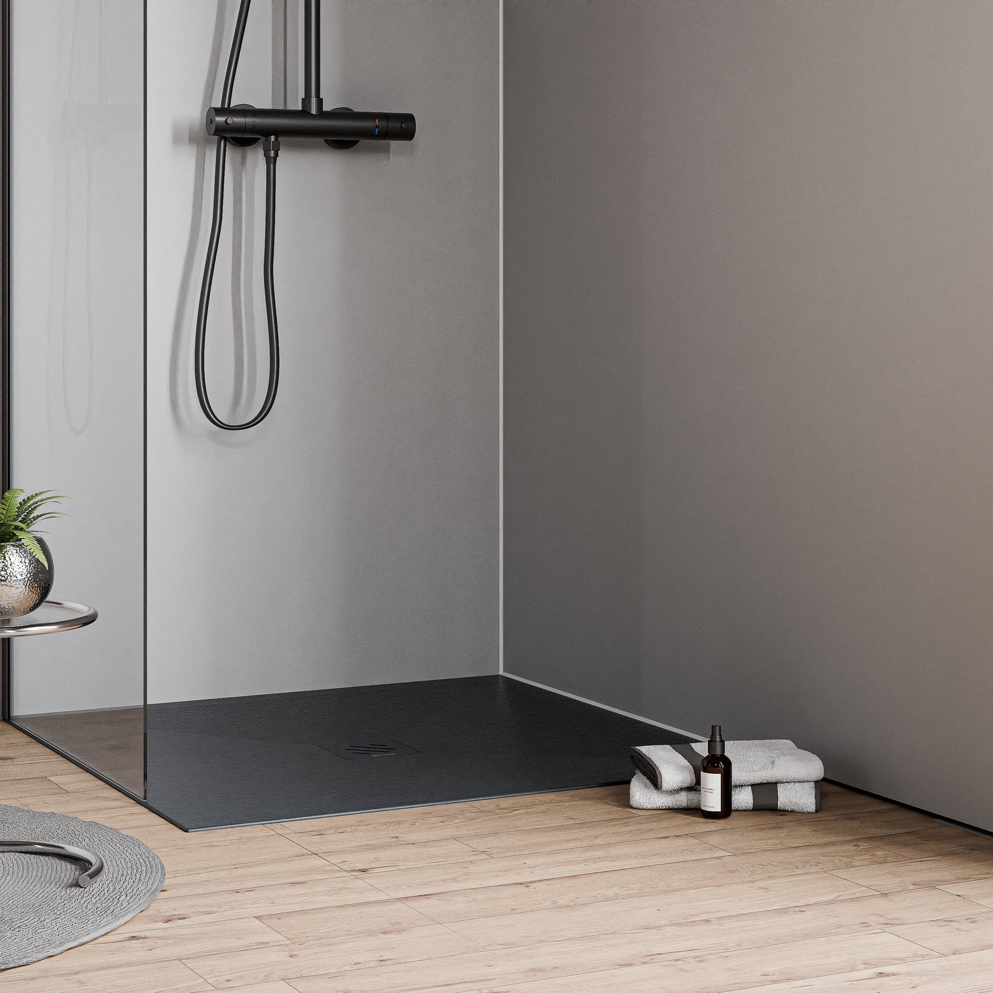 Receveur de douche en fonte minérale VIREO