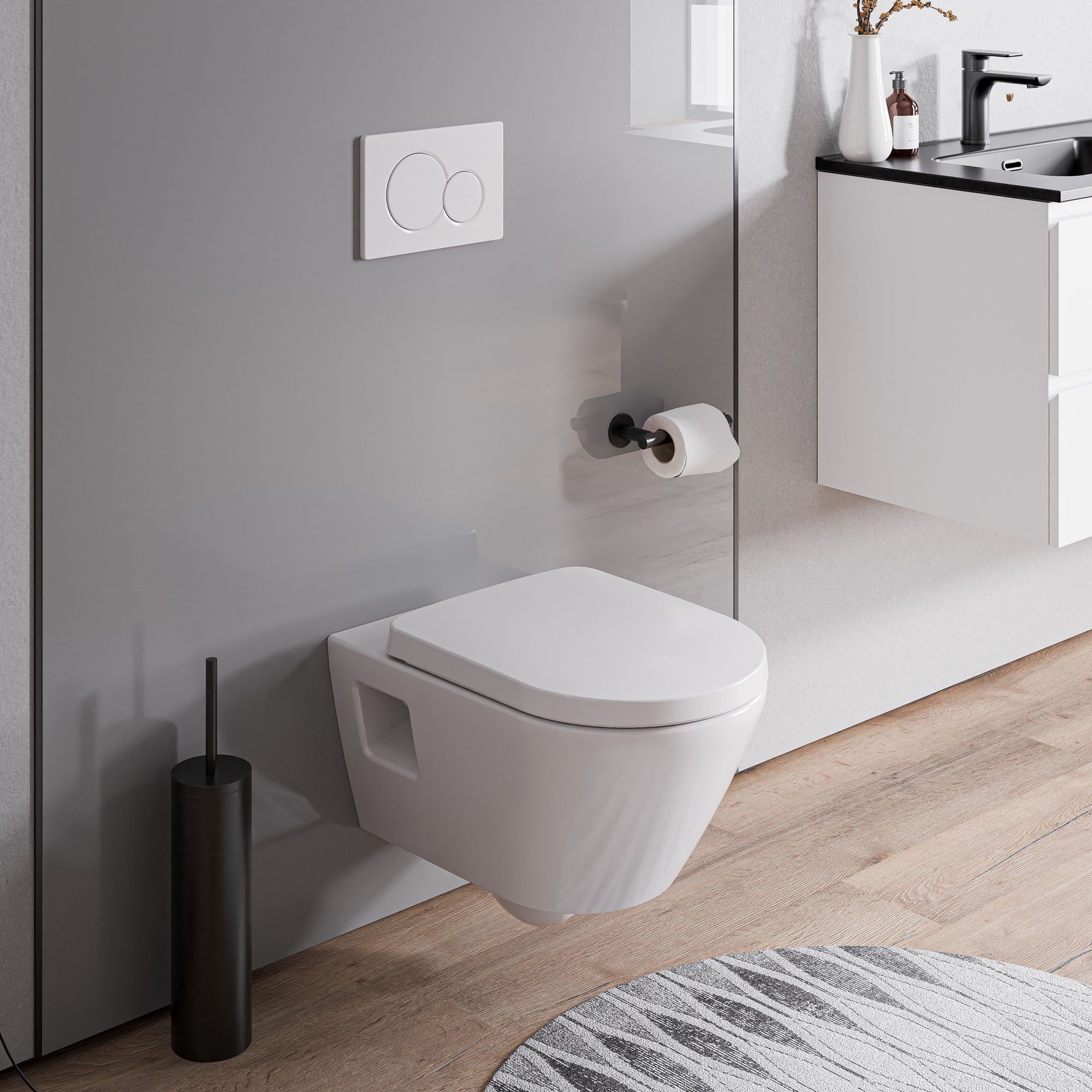 WC suspendu sans rebord VIVEO