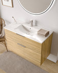 Ensemble de meubles de salle de bain TIM 100 cm avec lavabo