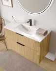 Ensemble de meubles de salle de bain TIM 100 cm avec lavabo