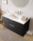Ensemble de meubles de salle de bain TIM 100 cm avec lavabo
