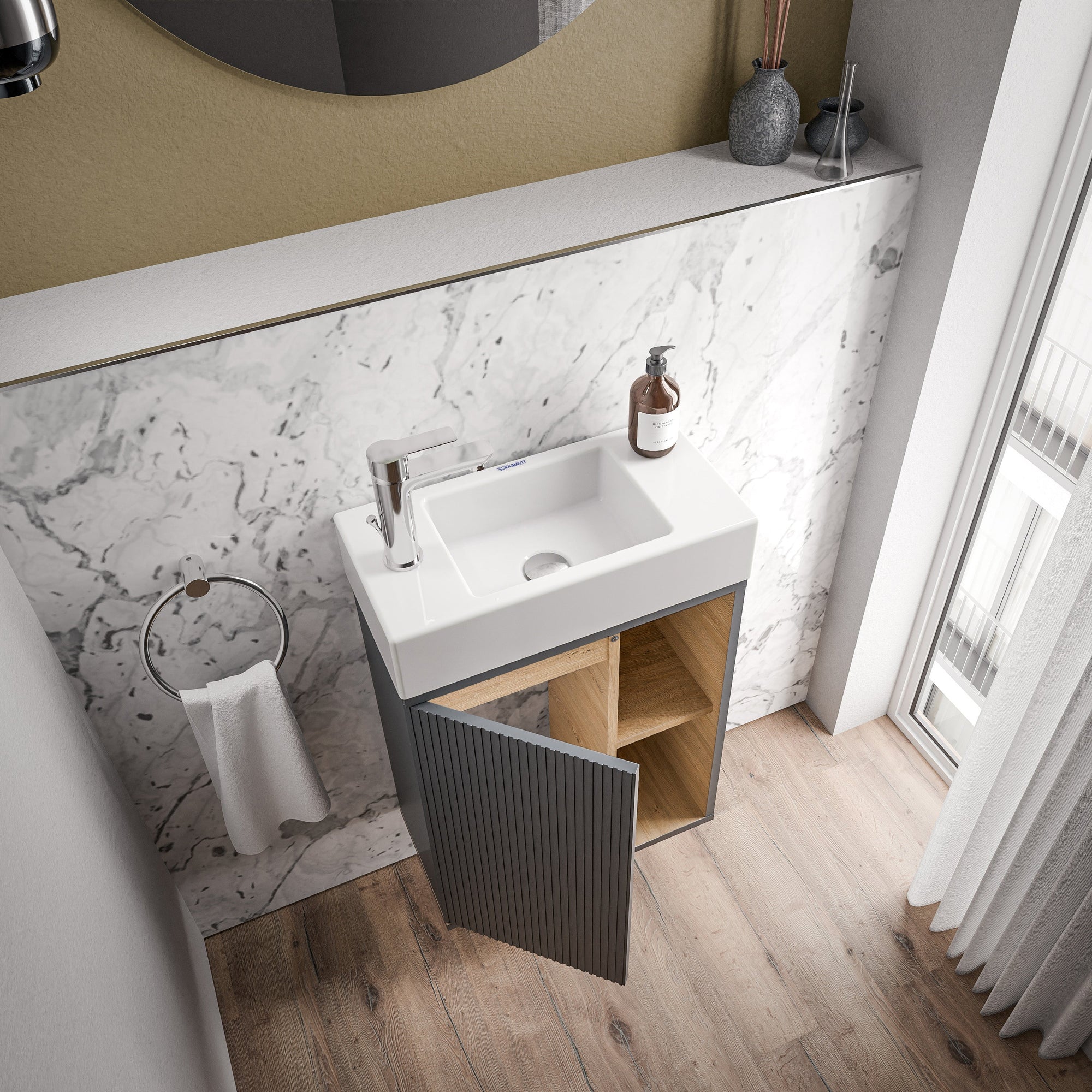Meuble salle de bain BELDIVO 50 cm