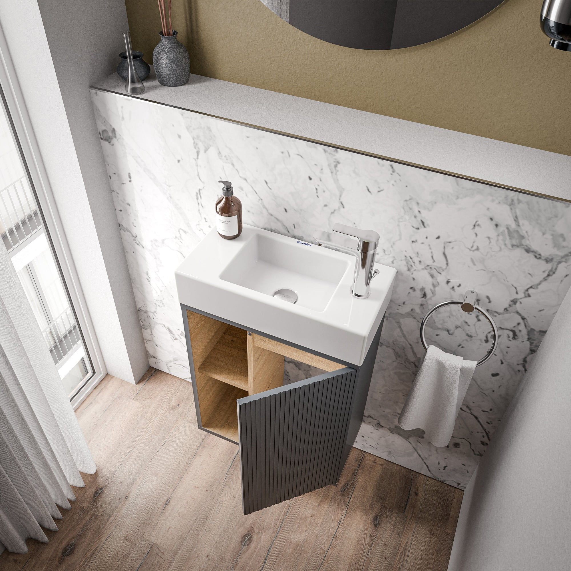 Meuble salle de bain BELDIVO 50 cm