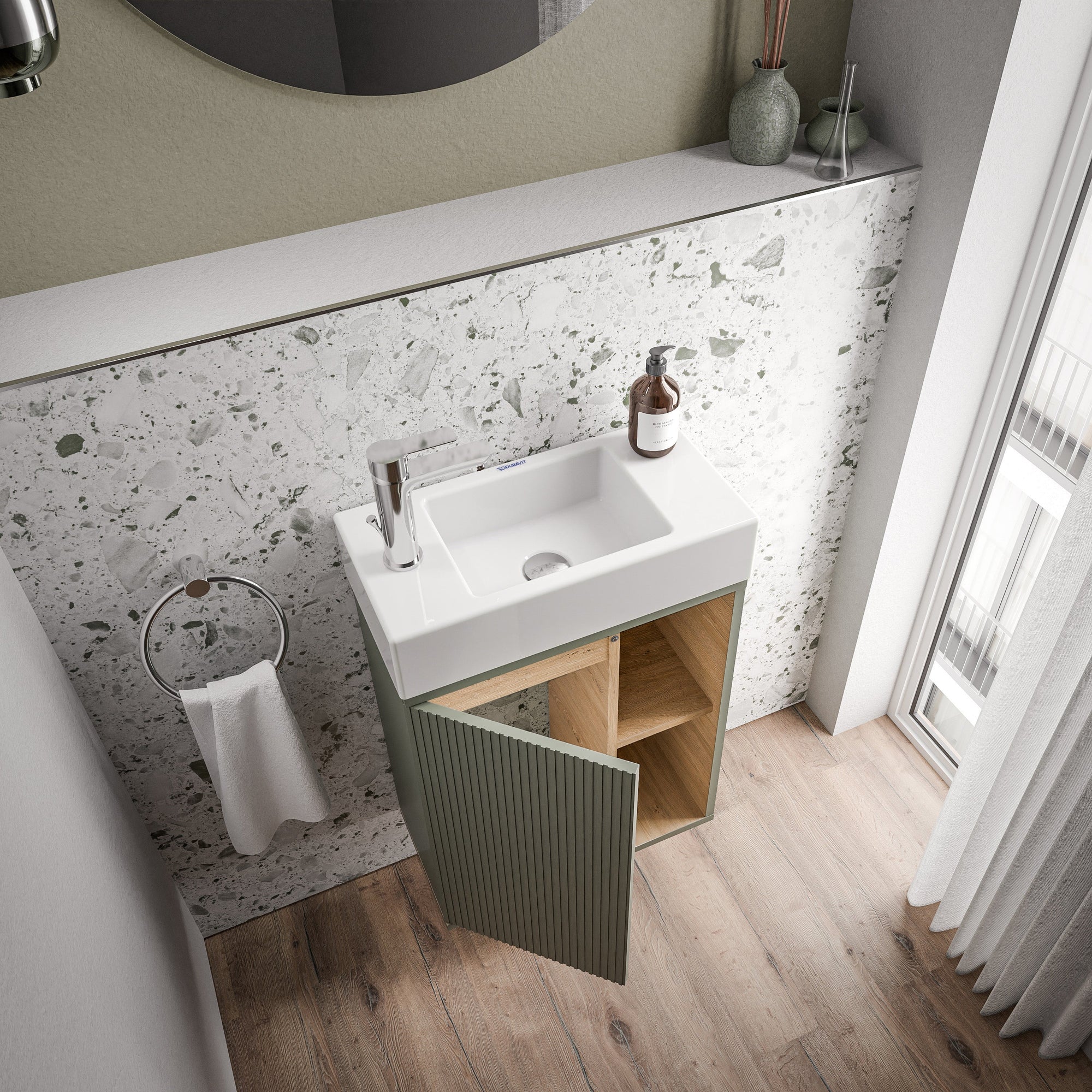 Meuble salle de bain BELDIVO 50 cm