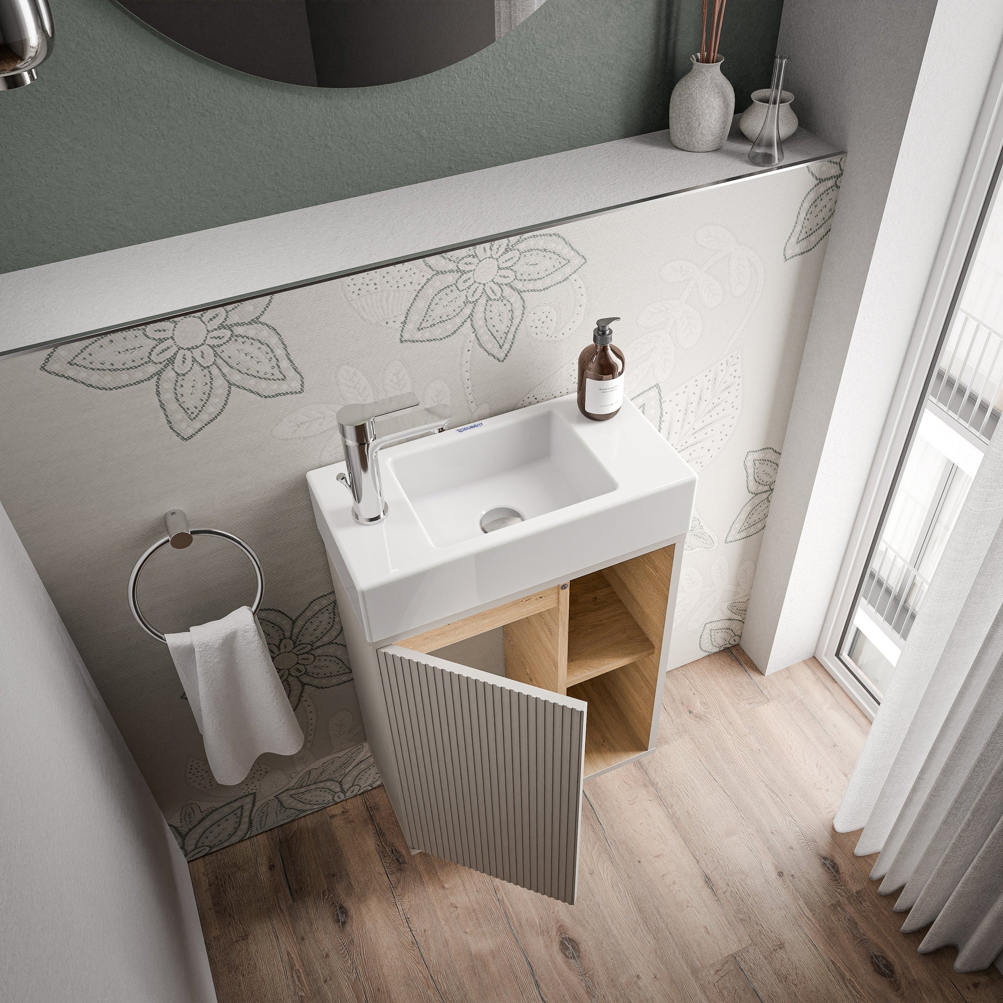 Meuble salle de bain BELDIVO 50 cm