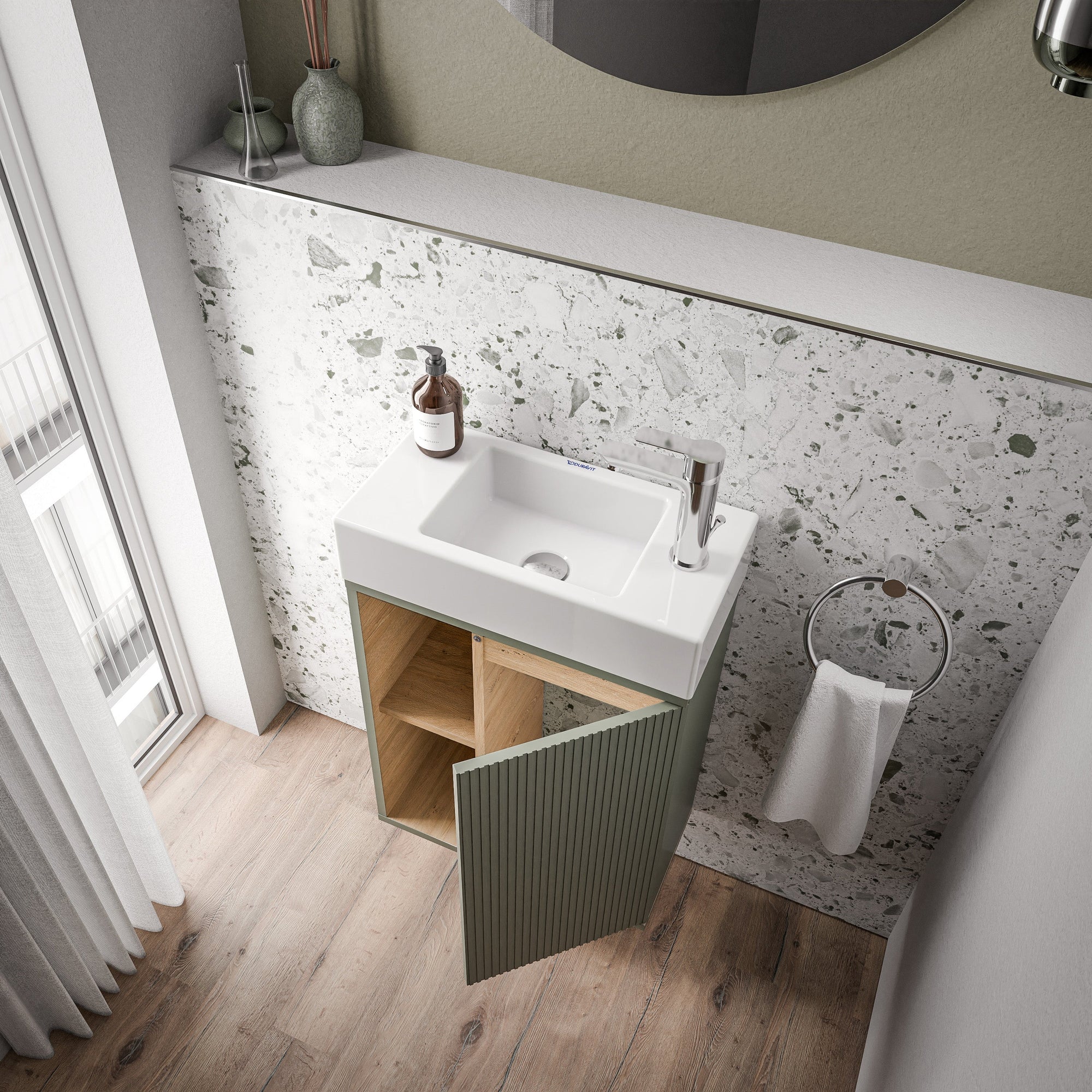 Meuble salle de bain BELDIVO 50 cm
