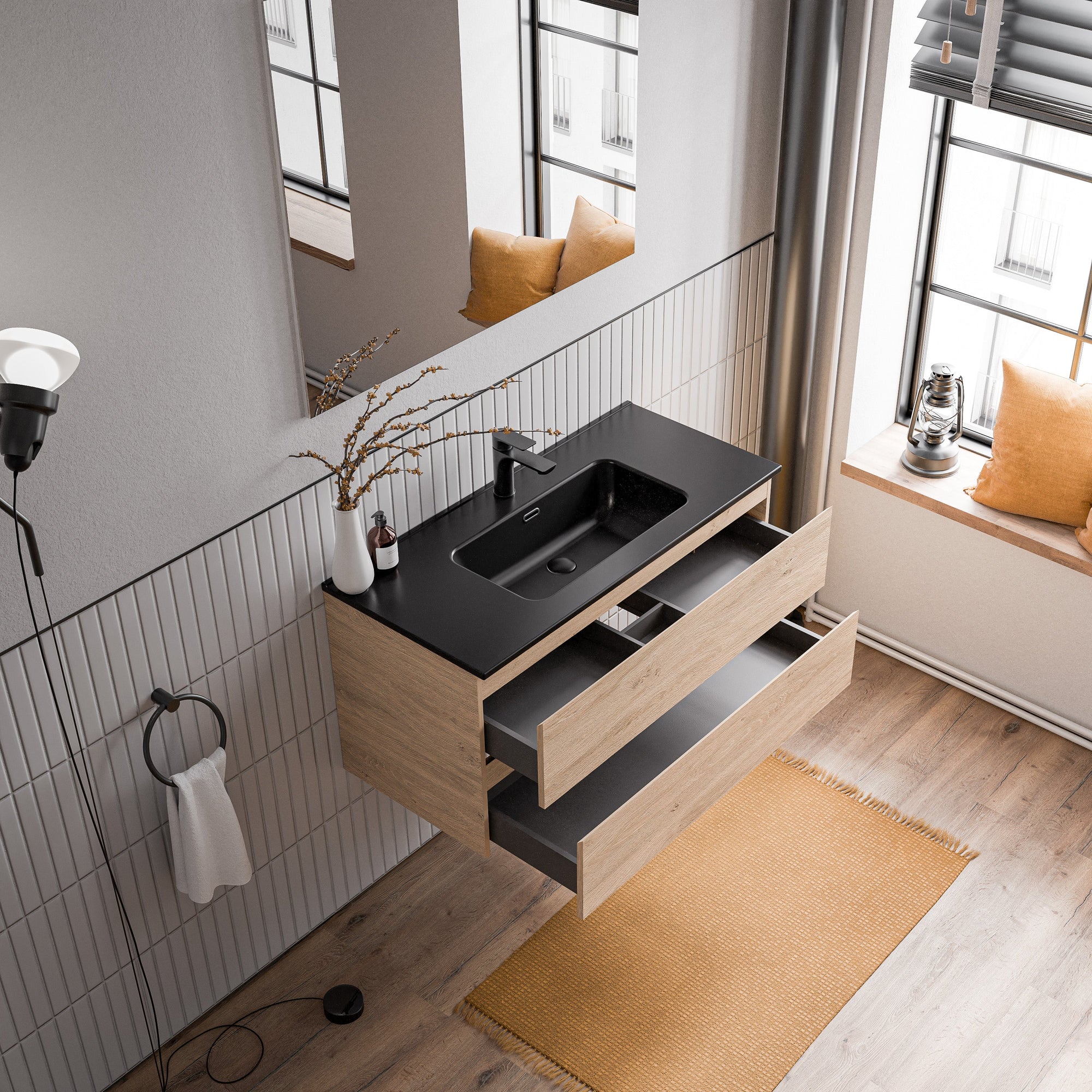 Meuble salle de bain AVA 100 cm