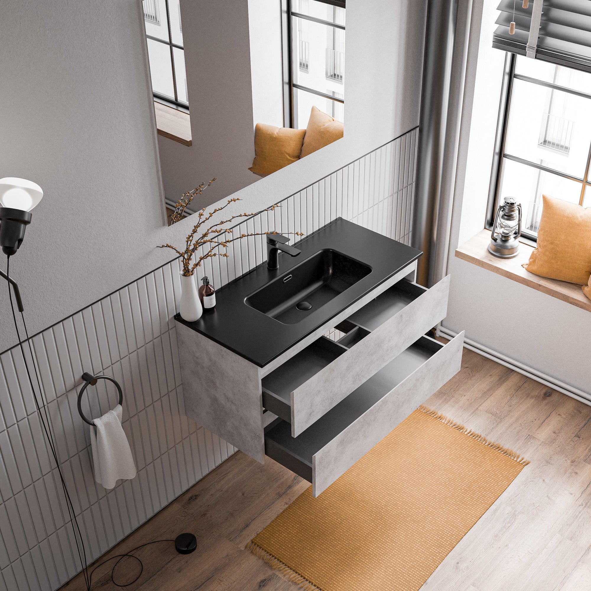 Meuble salle de bain AVA 100 cm