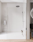 Paroi de douche à l'italienne EX102-2 - Verre nano 10 mm