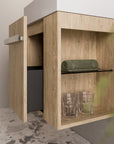 Ensemble de meubles de salle de bains COMPACT 45 cm avec lavabo
