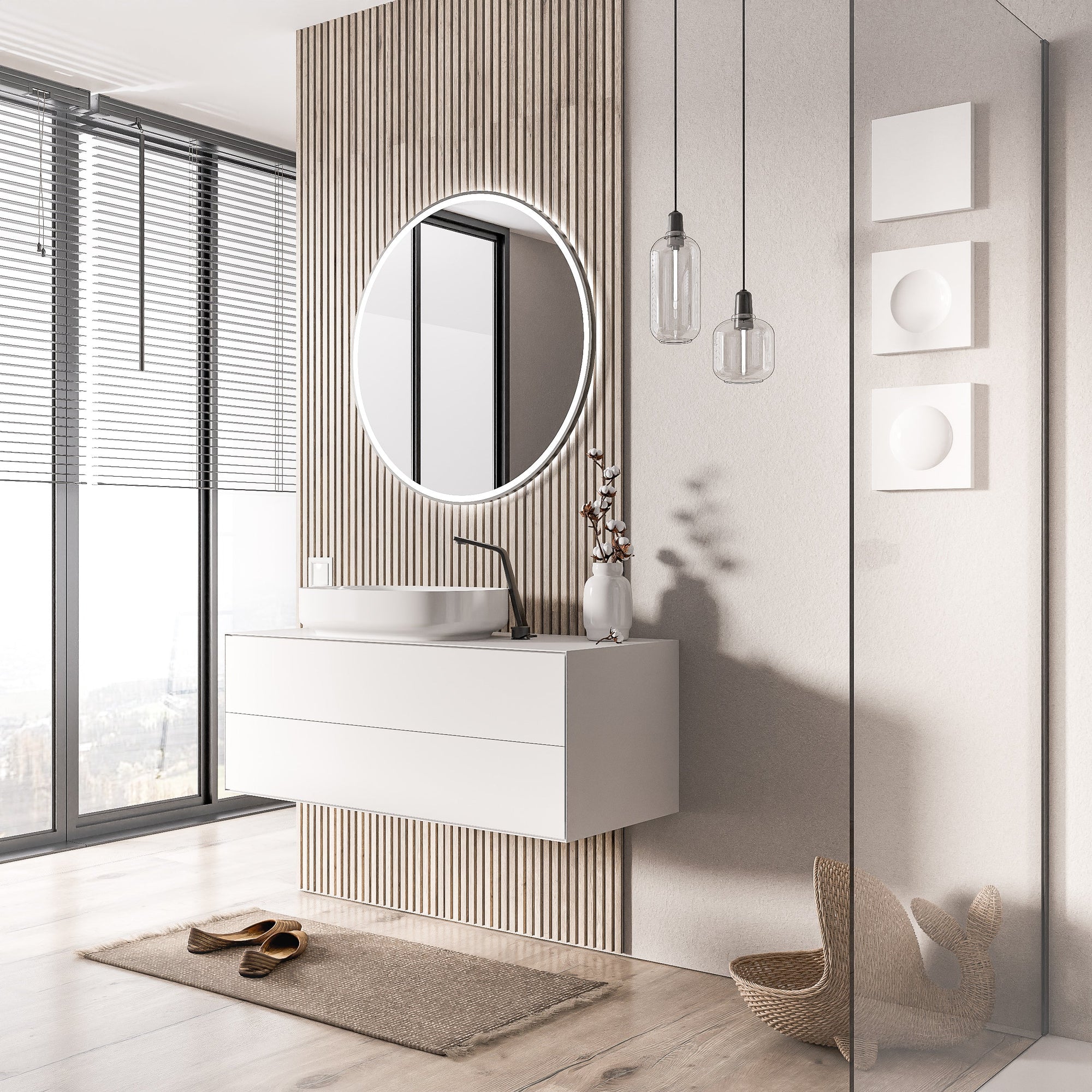 Meuble salle de bain MILOU 100 cm