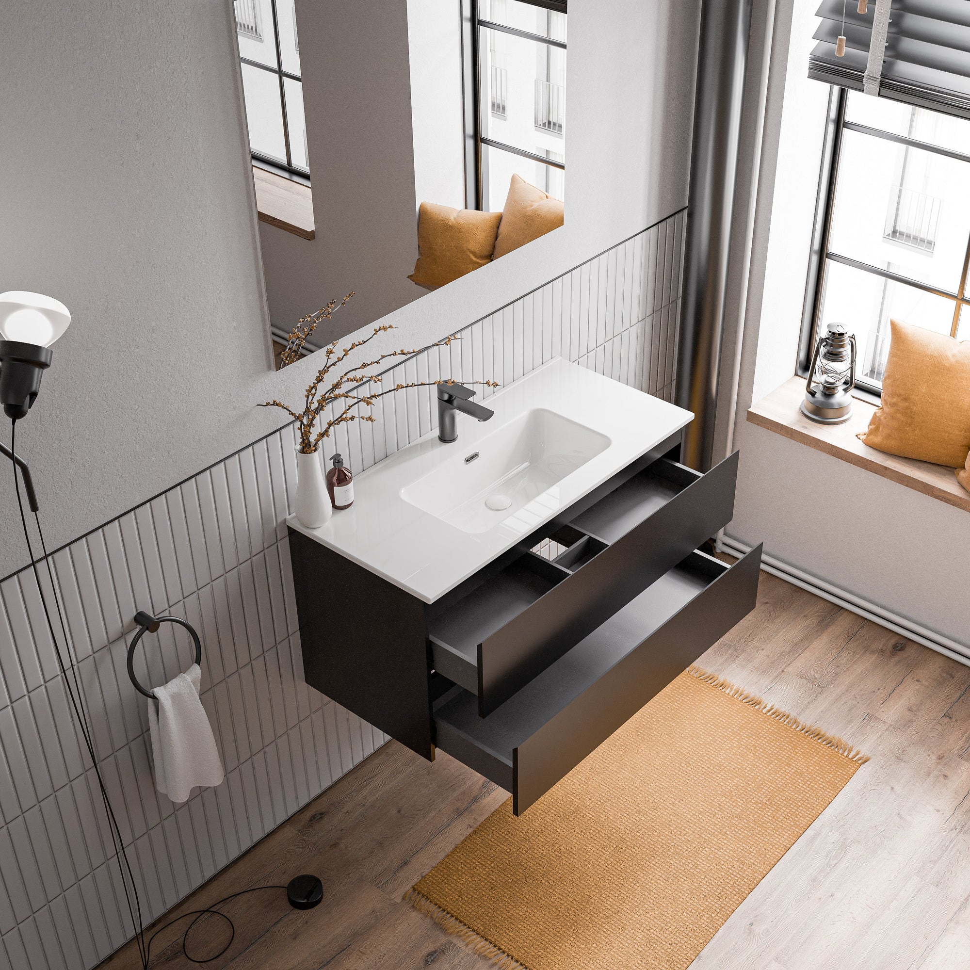 Meuble salle de bain AVA 100 cm