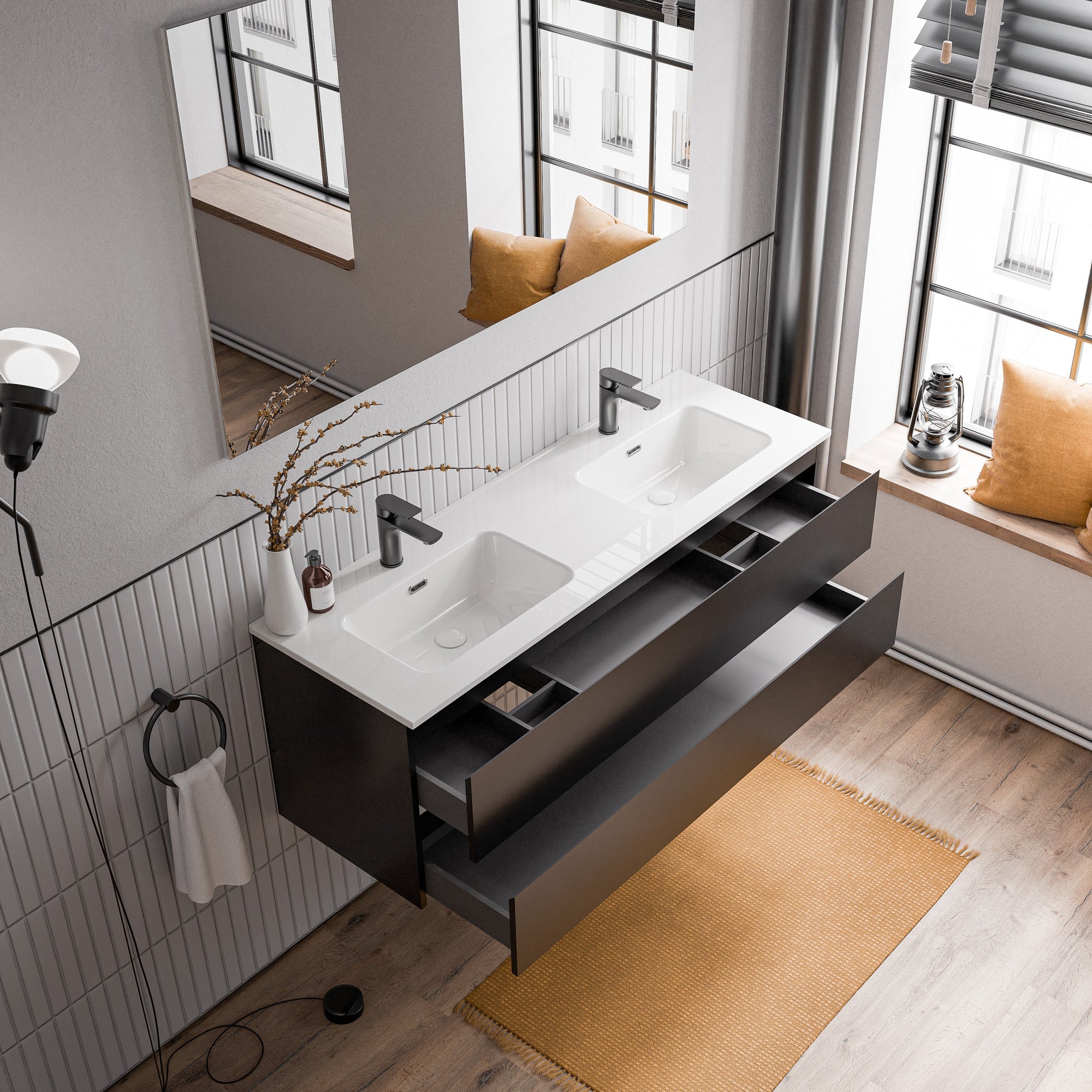 Meuble salle de bain AVA 140 cm