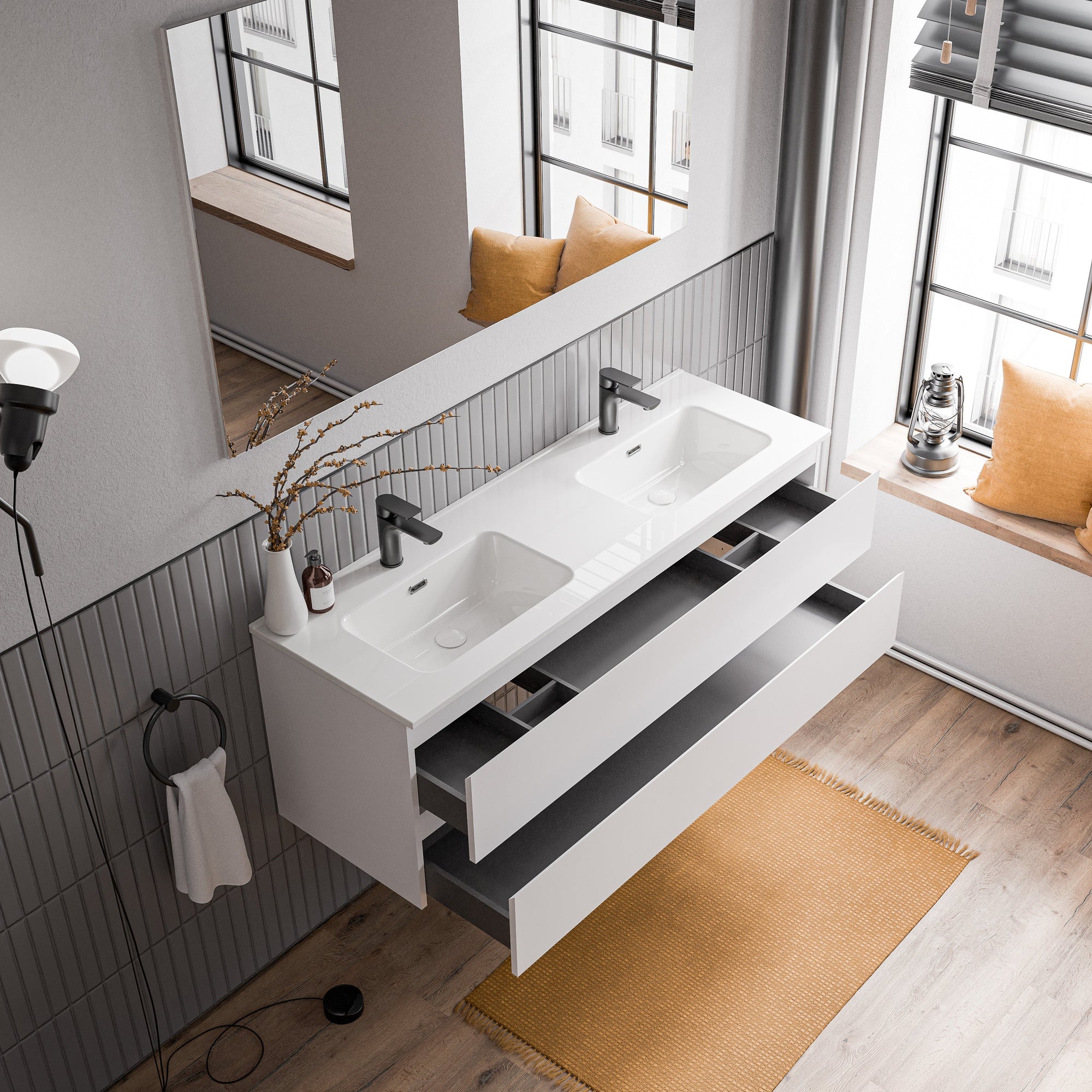 Meuble salle de bain AVA 140 cm