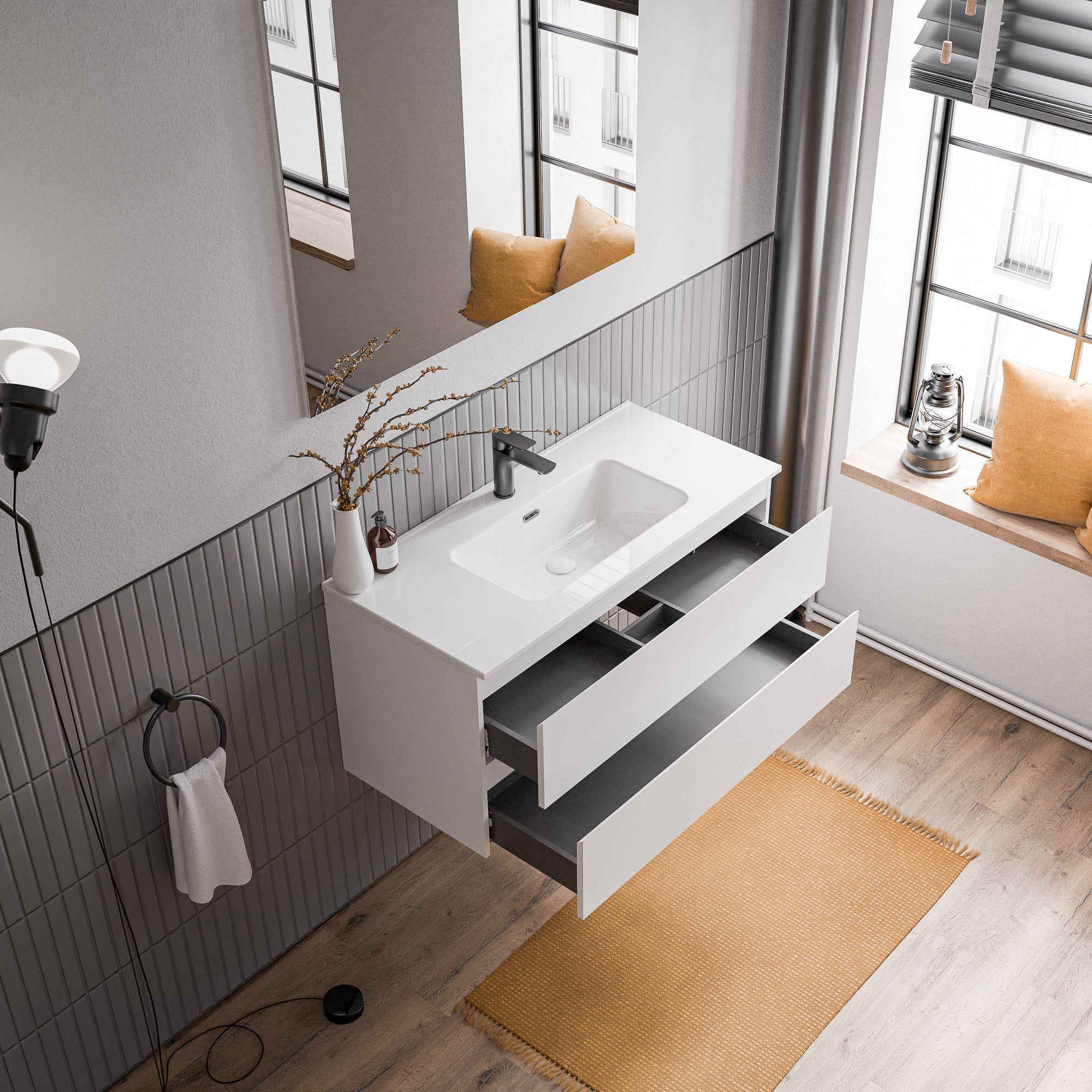 Meuble salle de bain AVA 100 cm