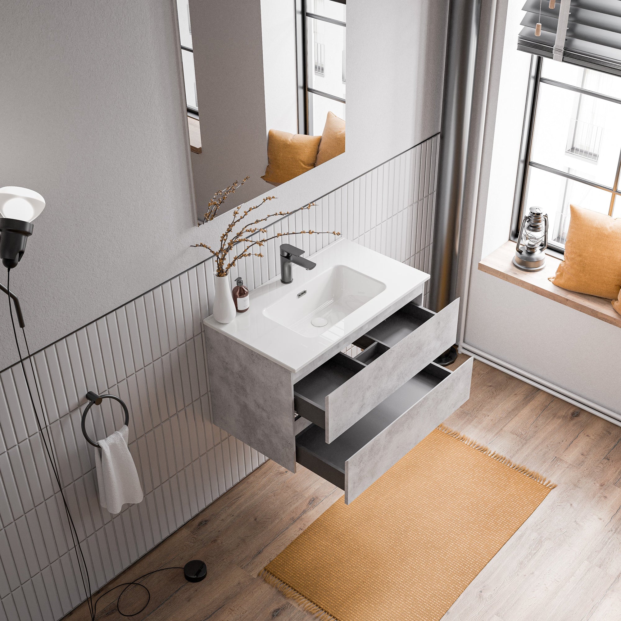 Meuble salle de bain AVA 80 cm