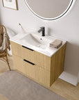 Ensemble de meubles de salle de bain TIM 80 cm avec vasque en céramique