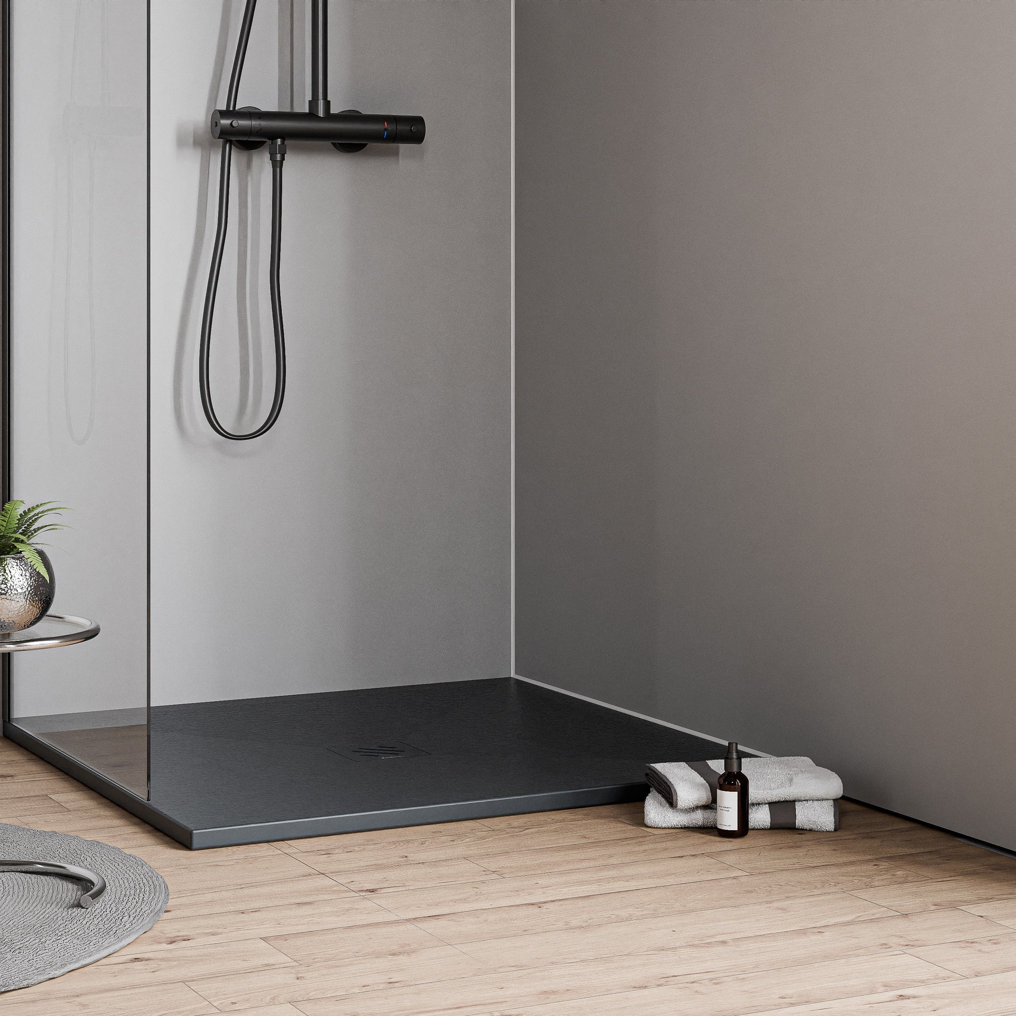 Receveur de douche en fonte minérale VIREO