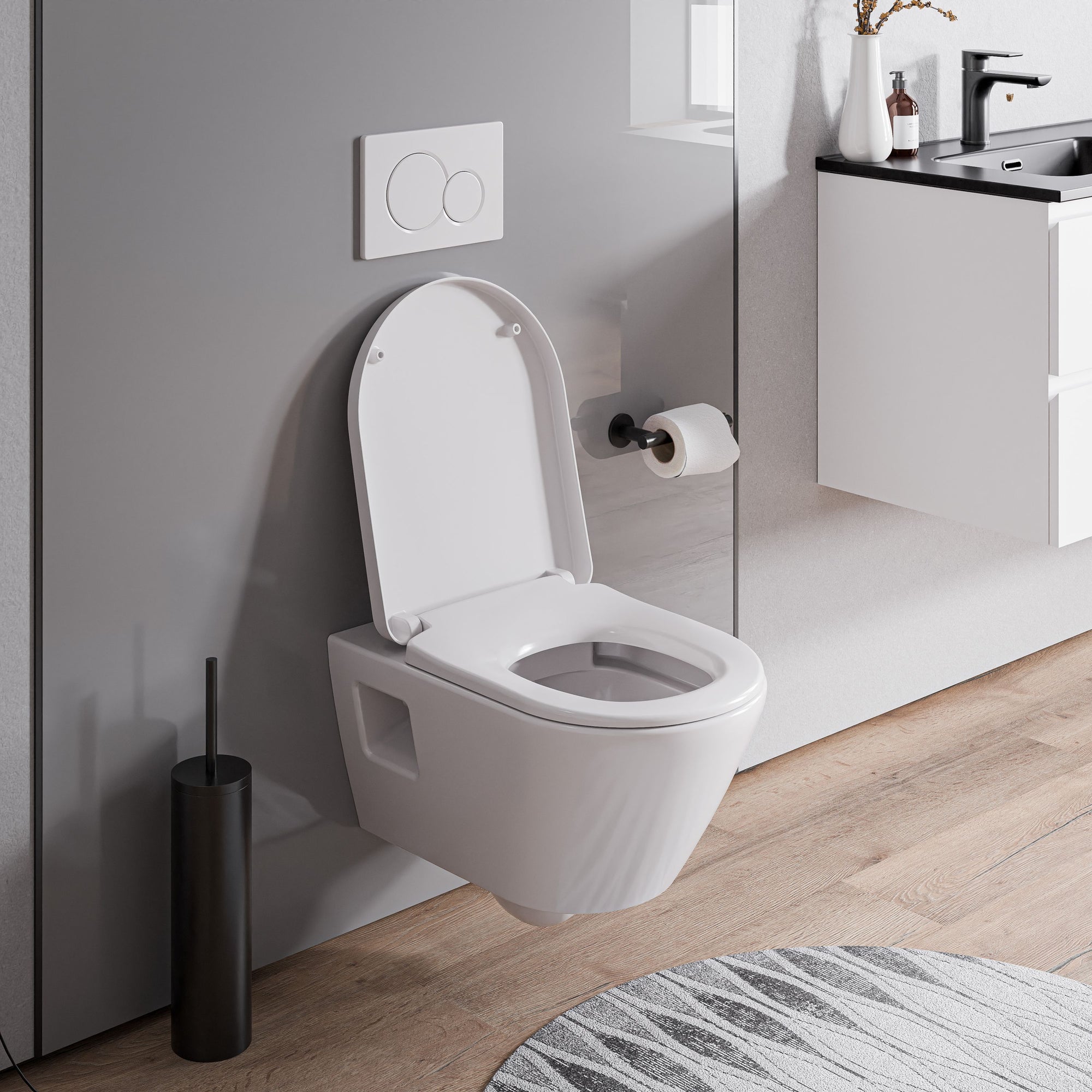 WC suspendu sans rebord VIVEO