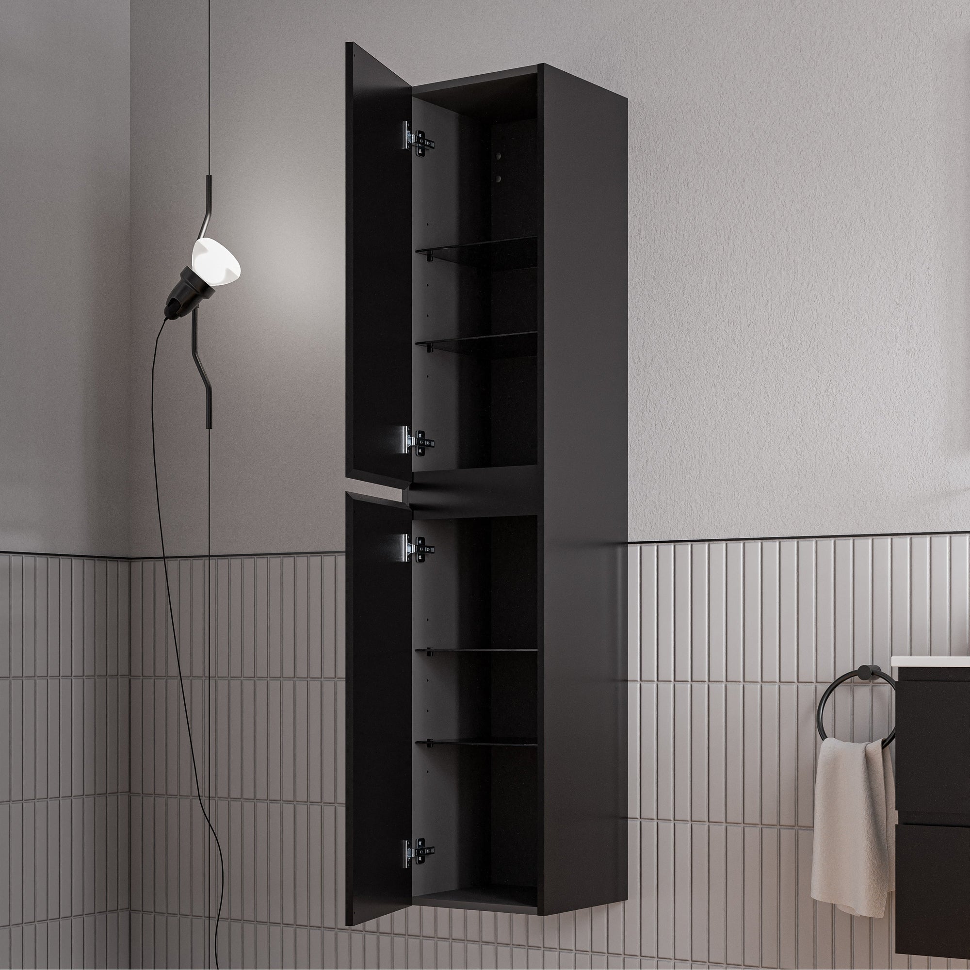 Ensemble de meubles de salle de bains AVA 80 cm avec lavabo