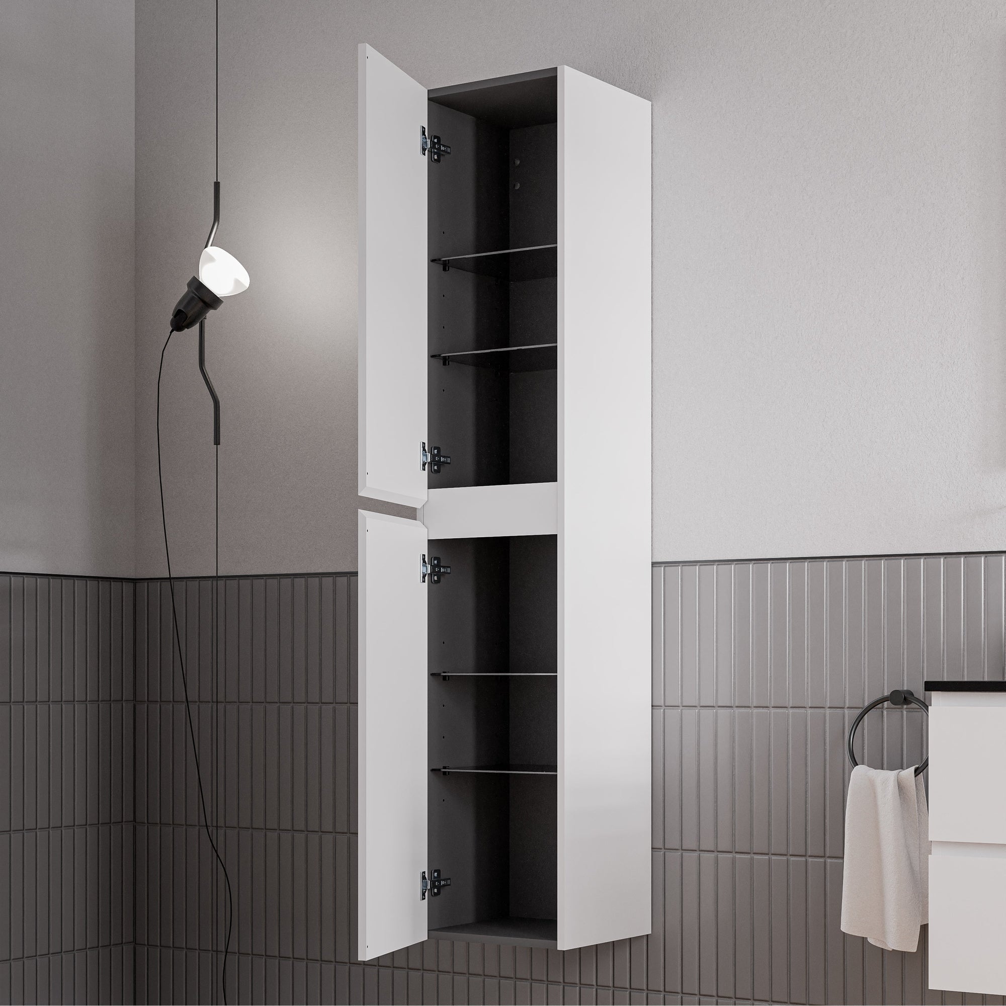 Ensemble de meubles de salle de bain AVA 100 cm avec lavabo