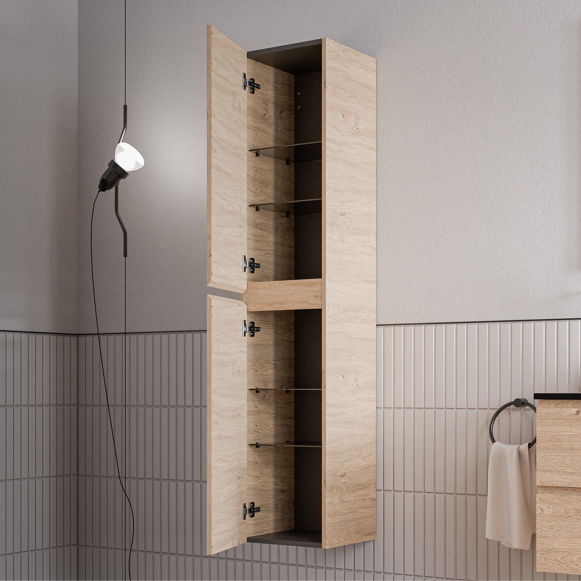 Ensemble de meubles de salle de bain AVA 120 cm avec lavabo