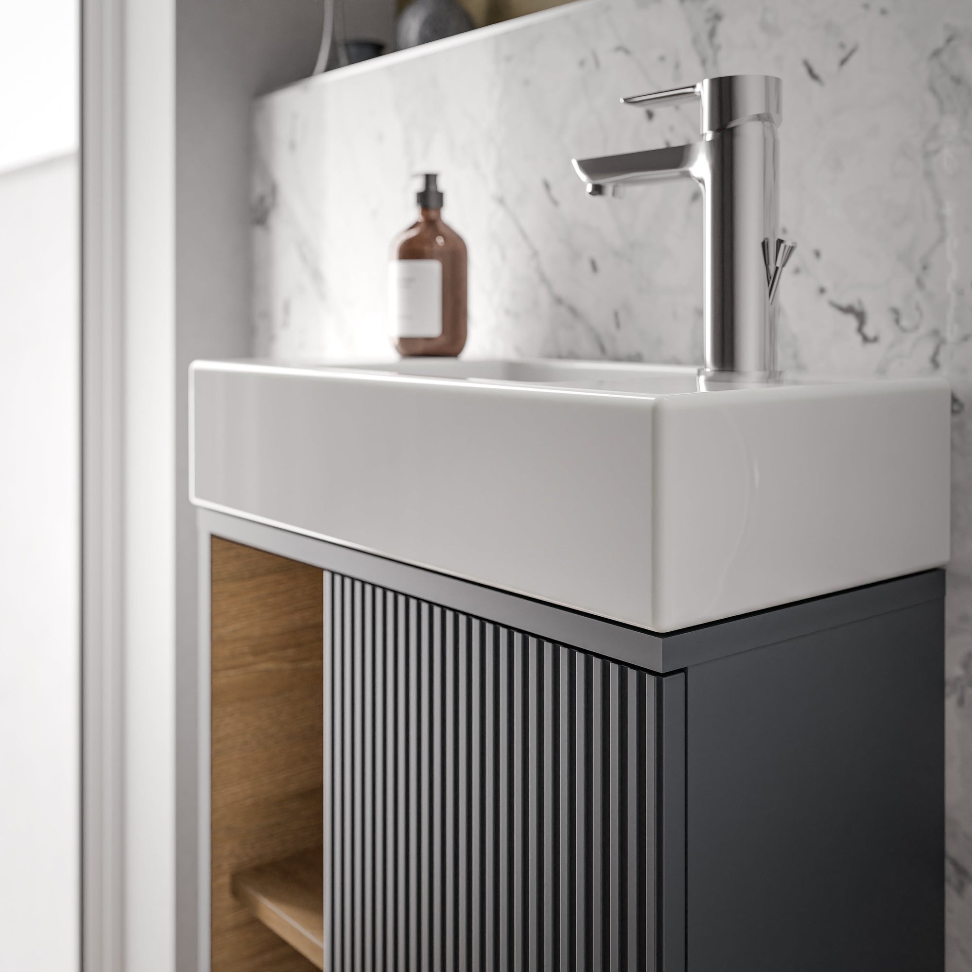 Meuble salle de bain BELDIVO 50 cm