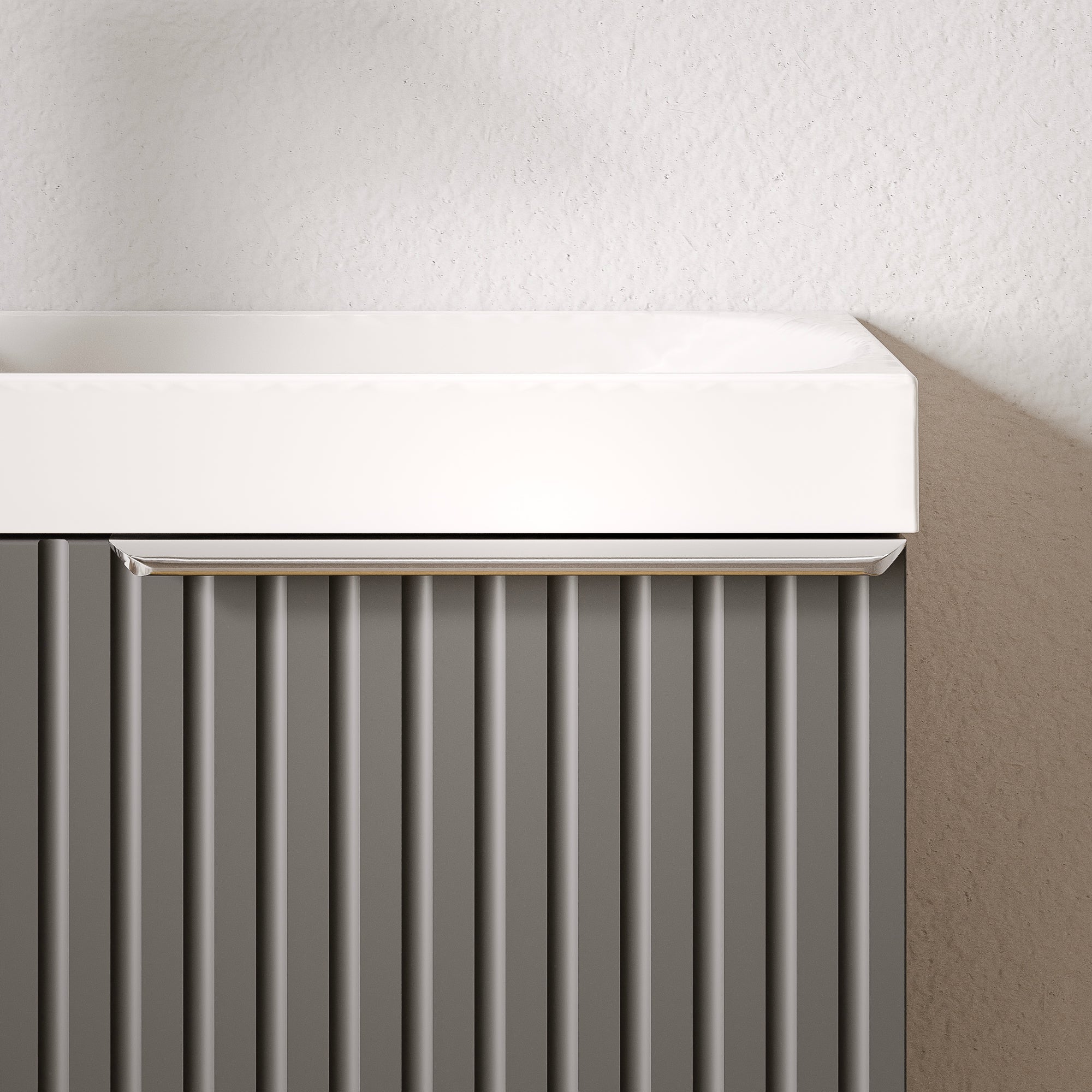 Ensemble de meubles de salle de bain WC invités TIM 40 cm avec lavabo