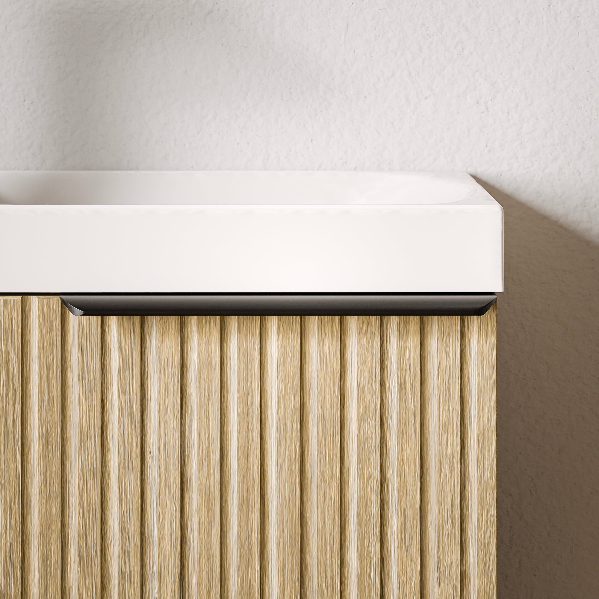 Ensemble de meubles de salle de bain WC invités TIM 40 cm avec lavabo